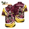 Arizona Cardinals Halloween Horror Movie Characters Hawaiian Shirt 1