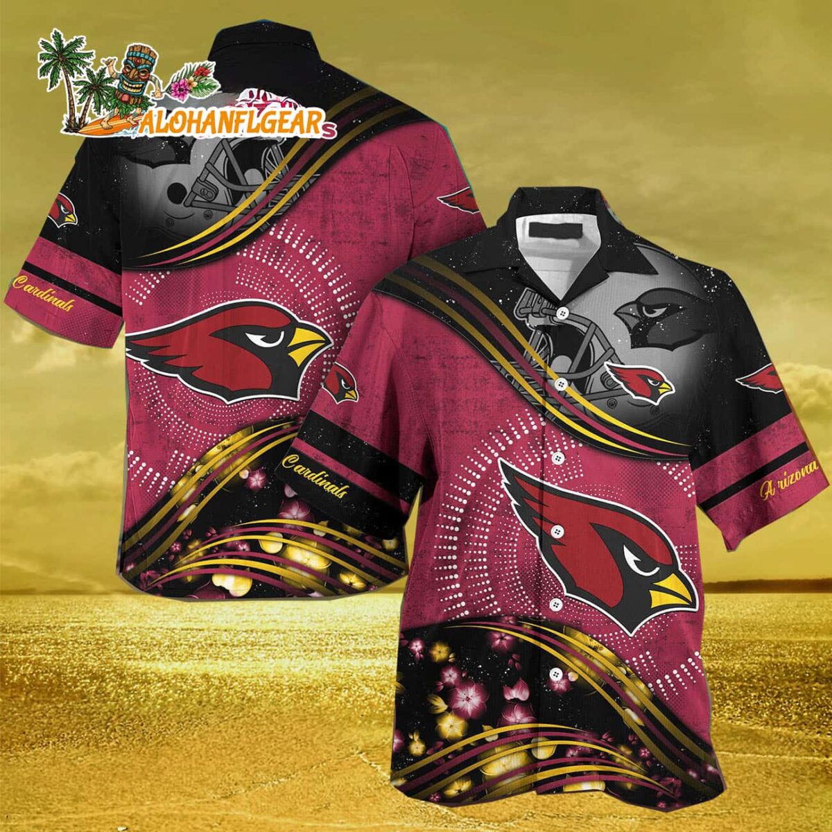Arizona Cardinals Summer Hawaii Shirt New Design Fans Gifts 3