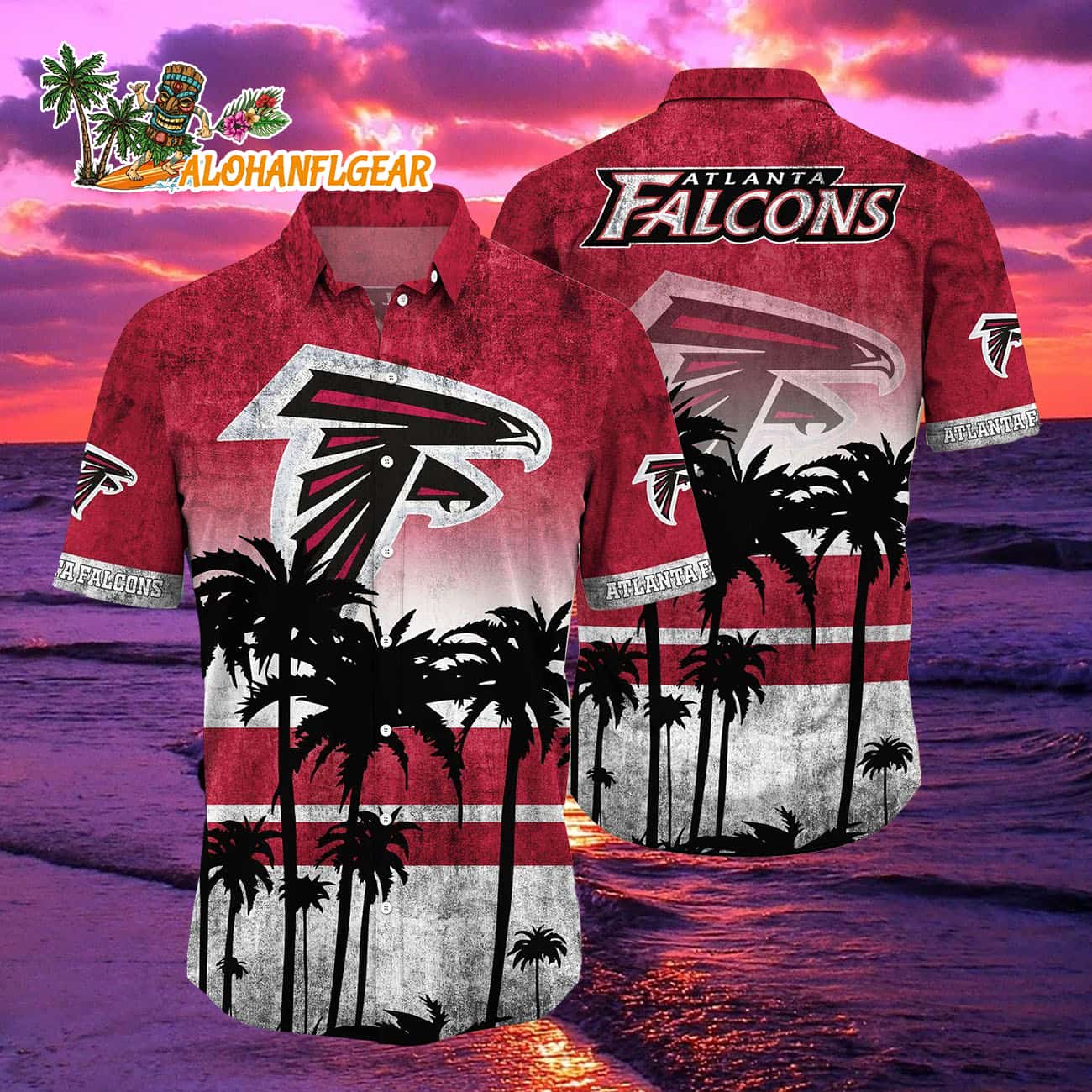 Atlanta Falcons Palm Tree Summer New Hawaiian Shirt Atlanta Falcons Palm Tree Summer New Hawaiian Shirt