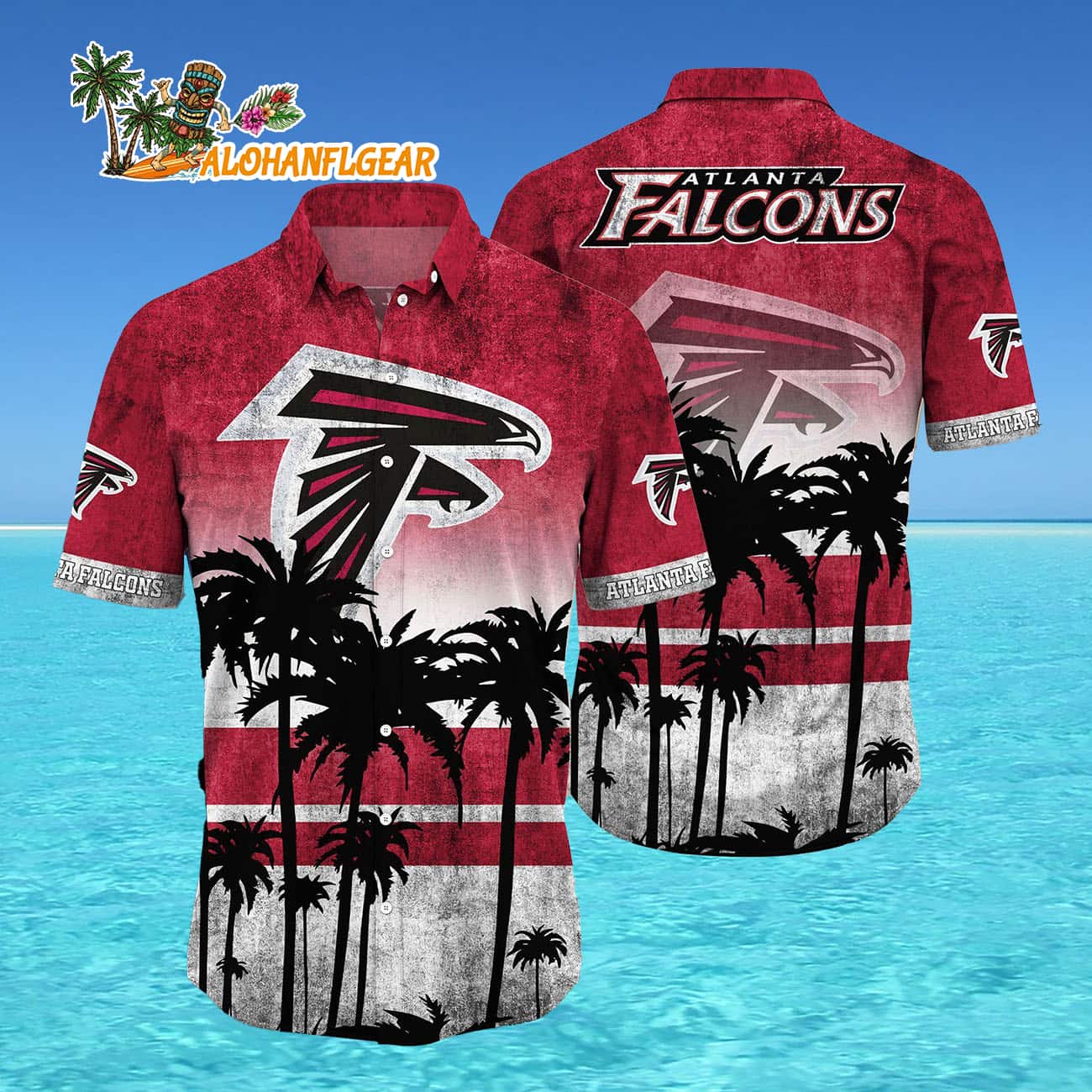 Atlanta Falcons Palm Tree Summer New Hawaiian Shirt Atlanta Falcons Palm Tree Summer New Hawaiian Shirt