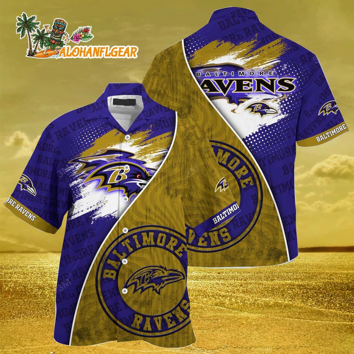 Baltimore Ravens Summer Hawaii Shirt New Trend For This Season 3