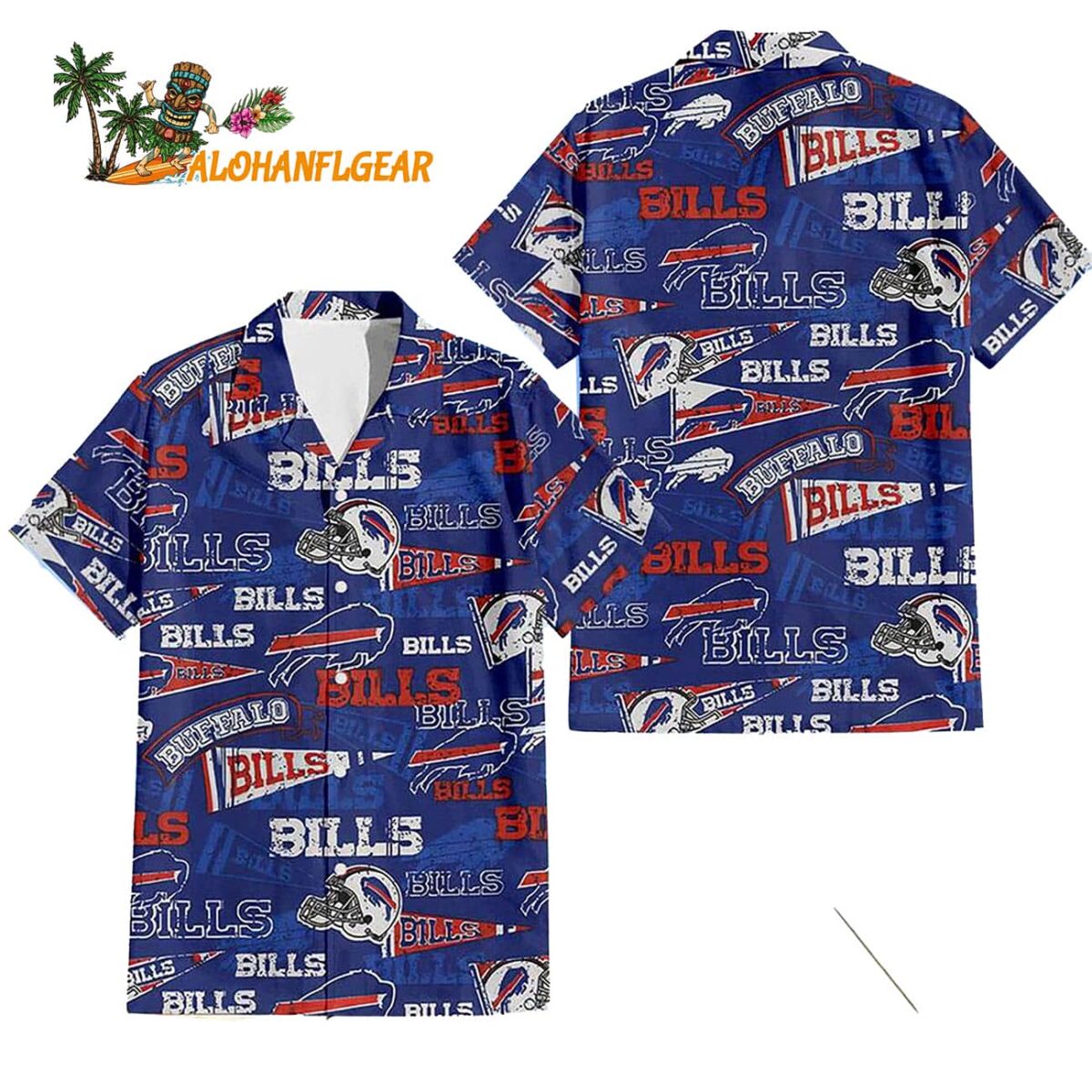 Buffalo Bills Hawaiin Shirt Beach Shorts 1