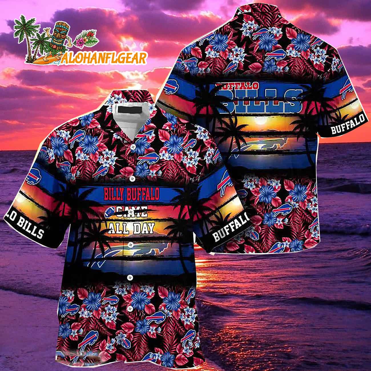 Buffalo Bills Summer Beach Hawaiian Shirt Buffalo Bills Summer Beach Hawaiian Shirt