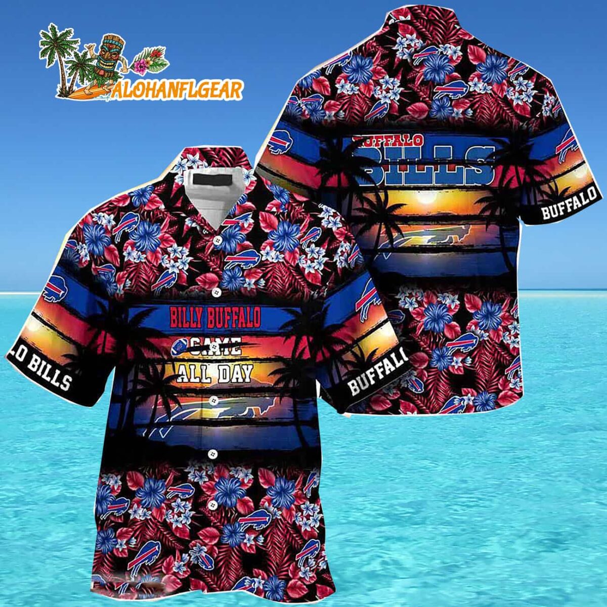 Buffalo Bills Summer Beach Hawaiian Shirt 4