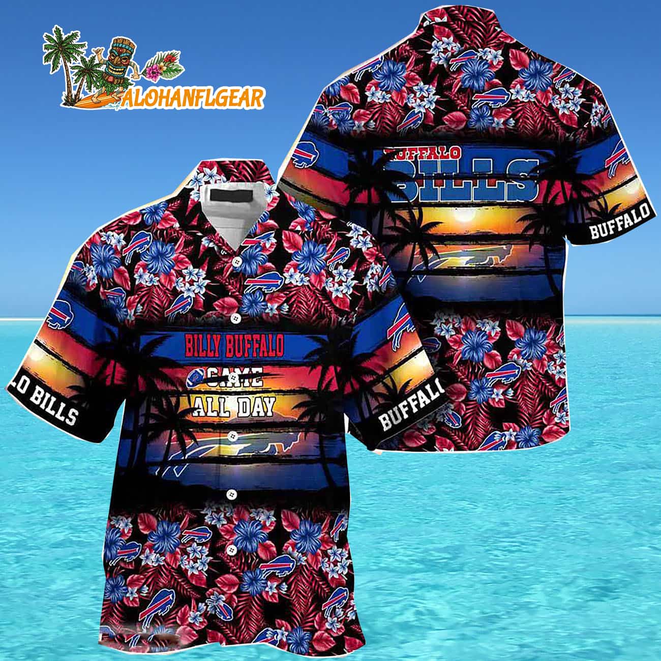 Buffalo Bills Summer Beach Hawaiian Shirt Buffalo Bills Summer Beach Hawaiian Shirt
