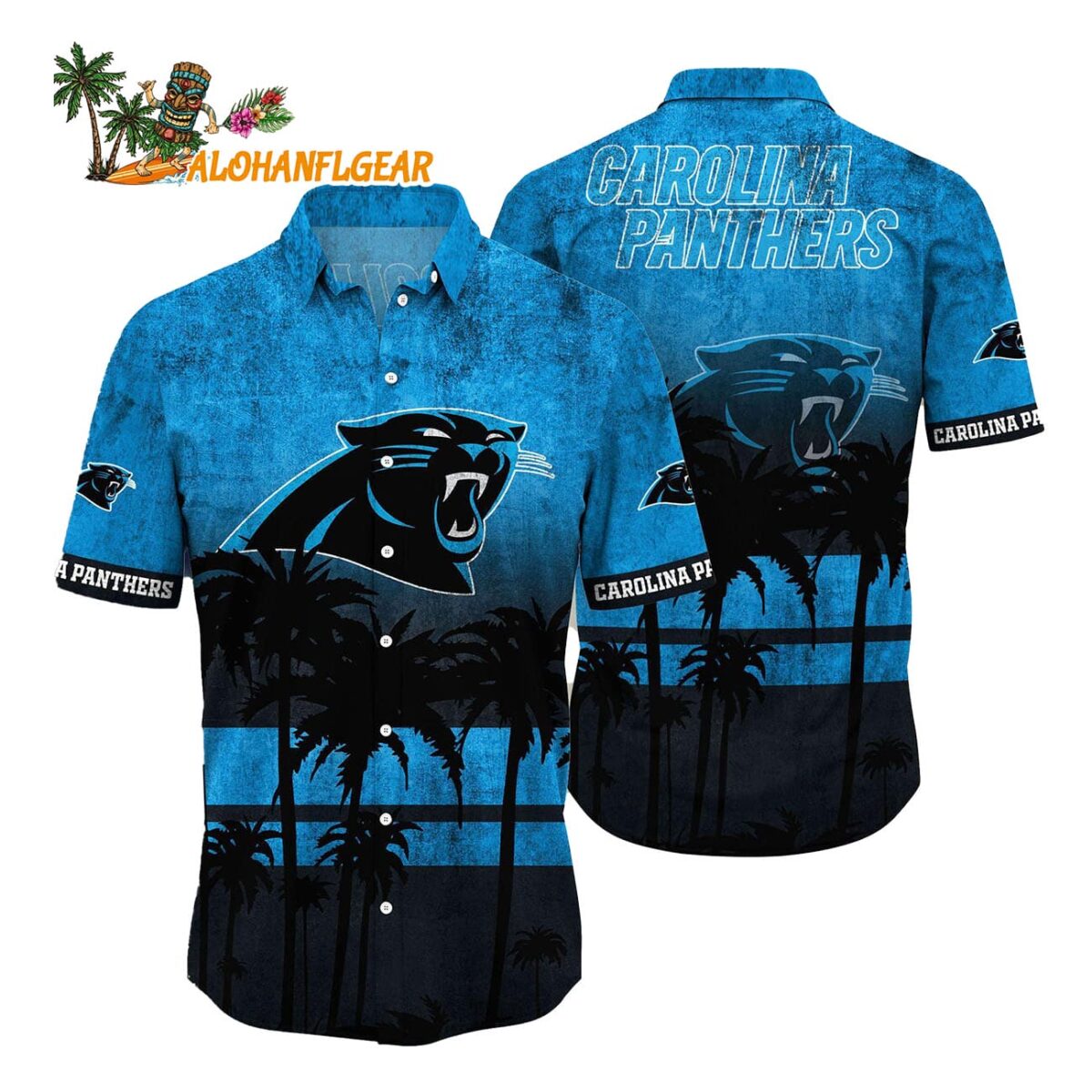 Carolina Panthers Palm Tree Summer New Hawaiian Shirt 1