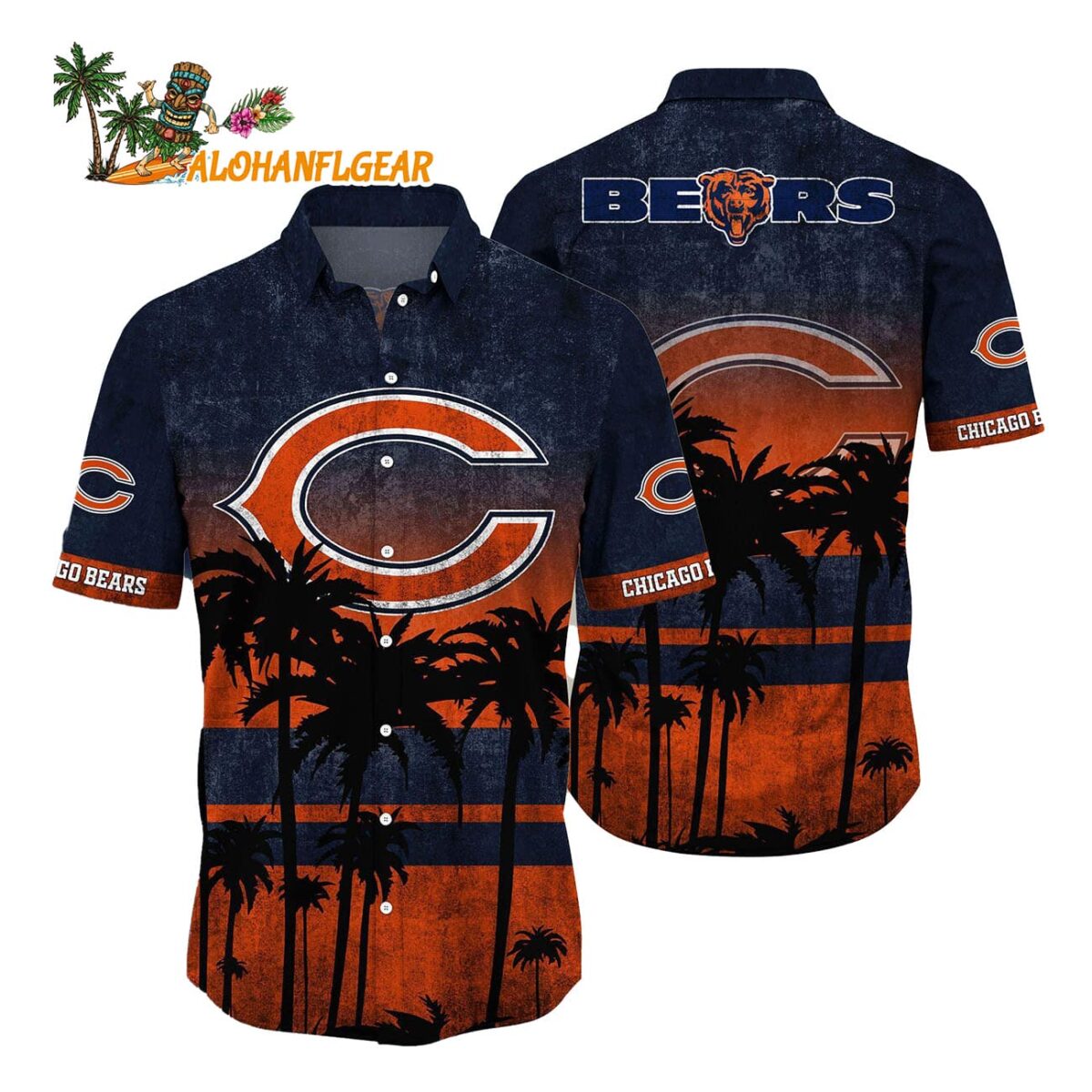 Chicago Bears Palm Tree Summer New Hawaiian Shirt 1