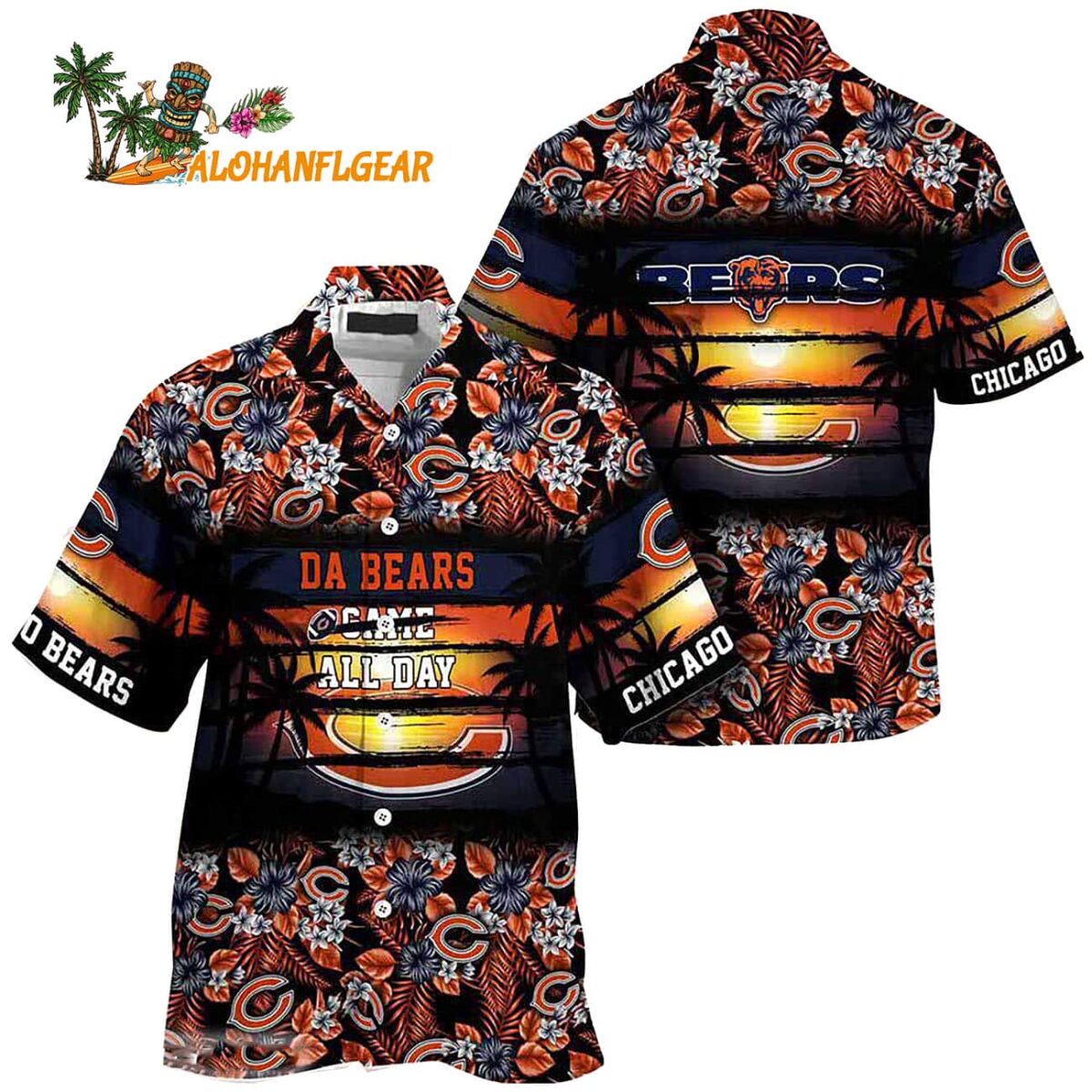 Chicago Bears Summer Beach Hawaiian Shirt 1