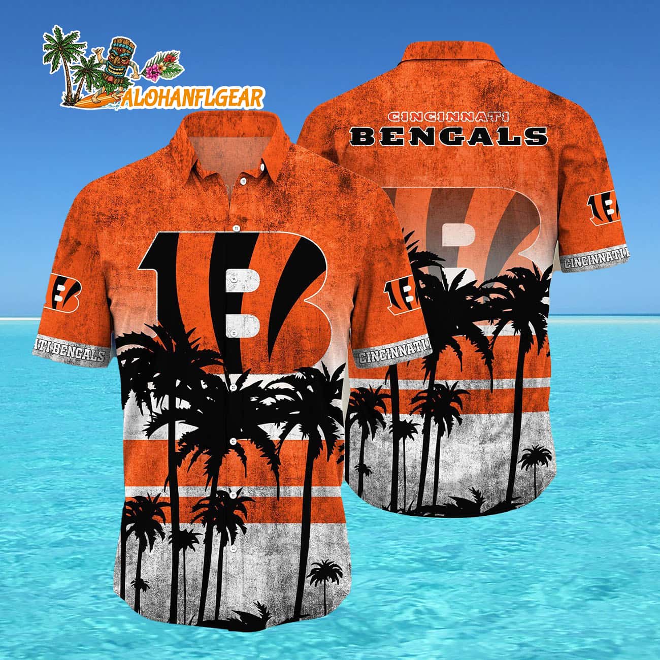 Cincinnati Bengals Palm Tree Summer New Hawaiian Shirt Cincinnati Bengals Palm Tree Summer New Hawaiian Shirt
