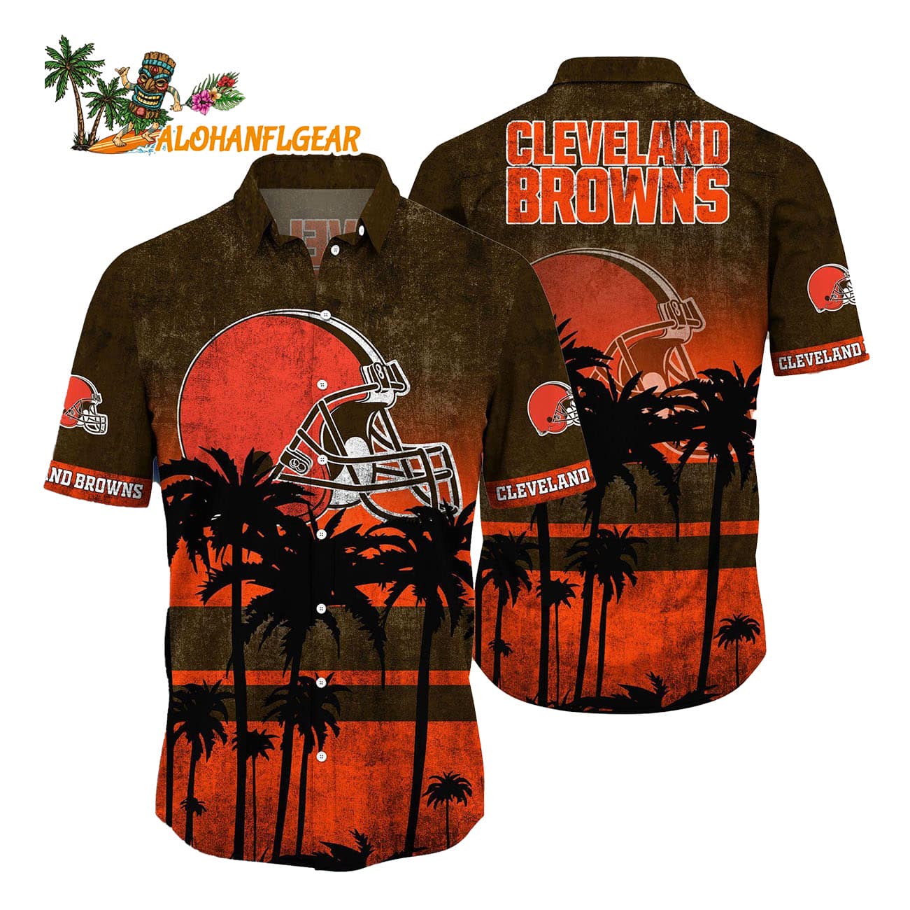 Cleveland Browns Palm Tree Summer New Hawaiian Shirt Cleveland Browns Palm Tree Summer New Hawaiian Shirt