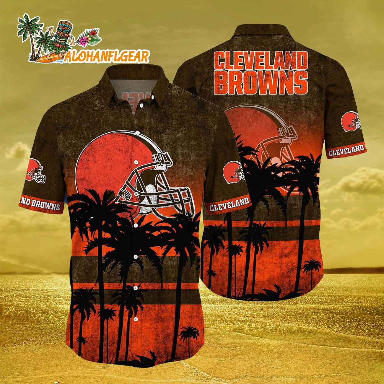 Cleveland Browns Palm Tree Summer New Hawaiian Shirt Cleveland Browns Palm Tree Summer New Hawaiian Shirt