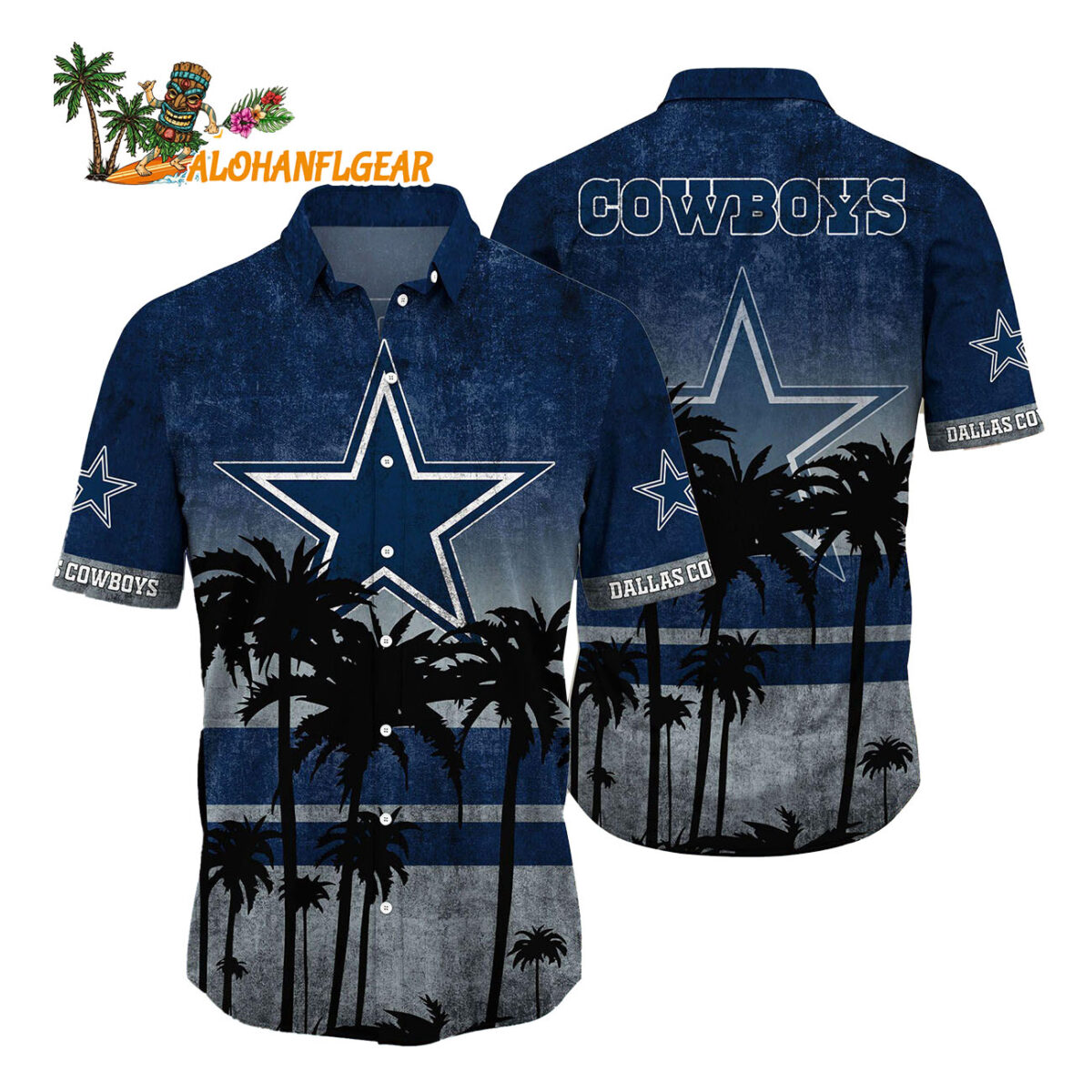 Dallas Cowboys Palm Tree Summer New Hawaiian Shirt 1