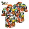 Denver Broncos Parrots Tropical Flower Hawaiian Shirt 1