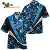 Detroit Lions Summer Hawaii Shirt With Tropical Flower Pattern 1