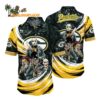 Green Bay Packers Halloween Horror Movie Characters Hawaiian Shirt 1