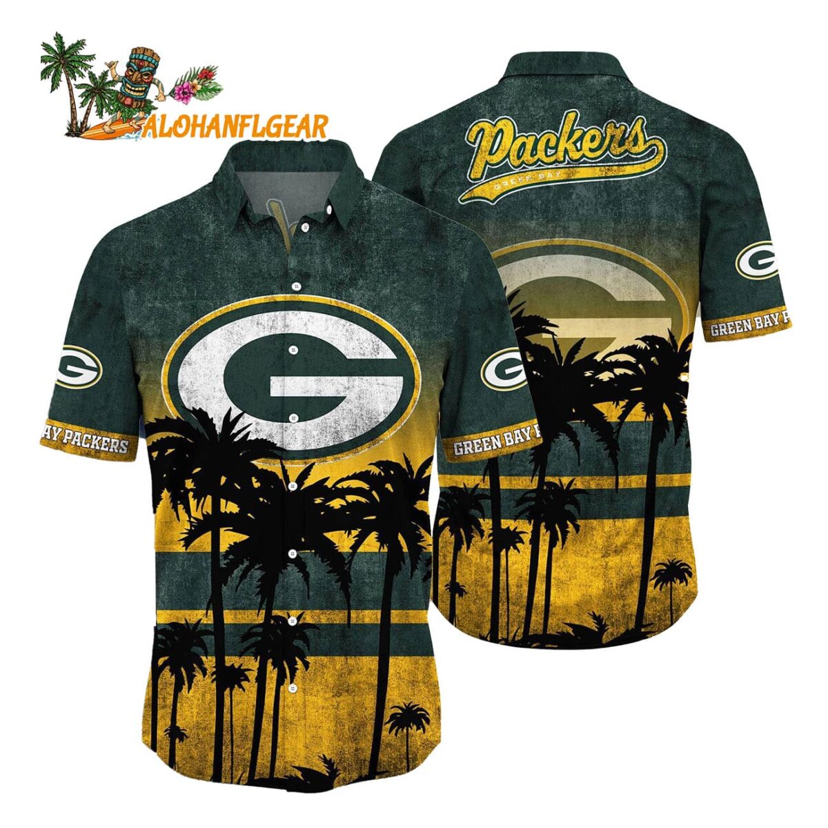 Green Bay Packers Palm Tree Summer New Hawaiian Shirt 1