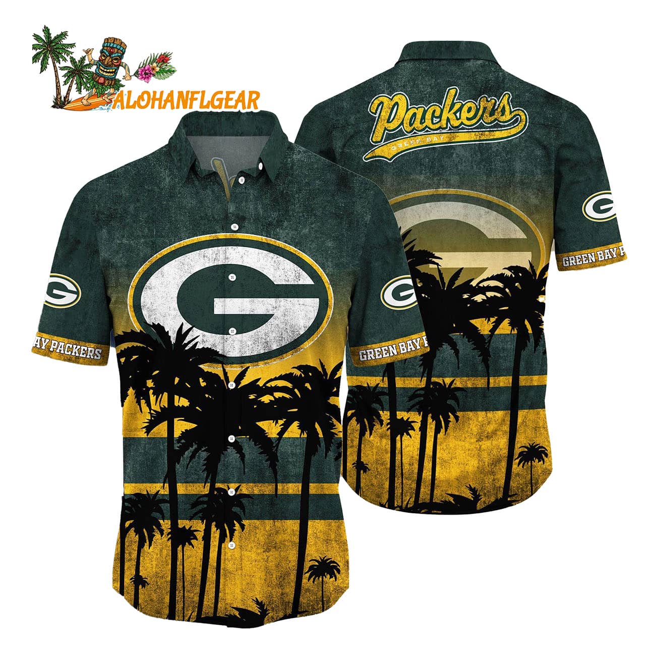 Green Bay Packers Palm Tree Summer New Hawaiian Shirt Green Bay Packers Palm Tree Summer New Hawaiian Shirt