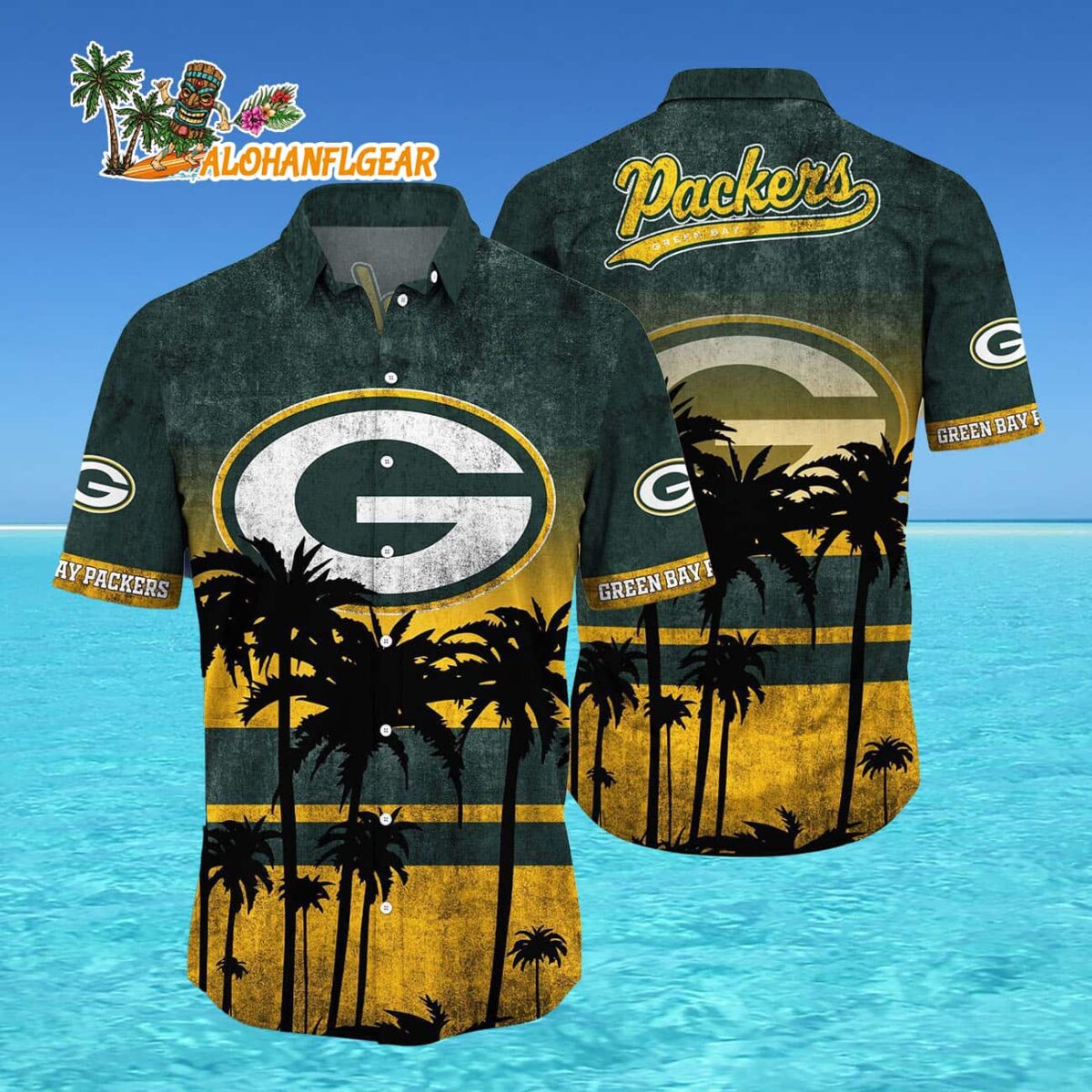 Green Bay Packers Palm Tree Summer New Hawaiian Shirt 4 Green Bay Packers Palm Tree Summer New Hawaiian Shirt 4