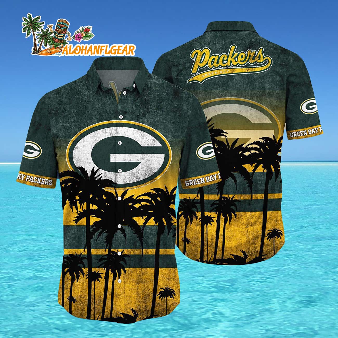 Green Bay Packers Palm Tree Summer New Hawaiian Shirt Green Bay Packers Palm Tree Summer New Hawaiian Shirt