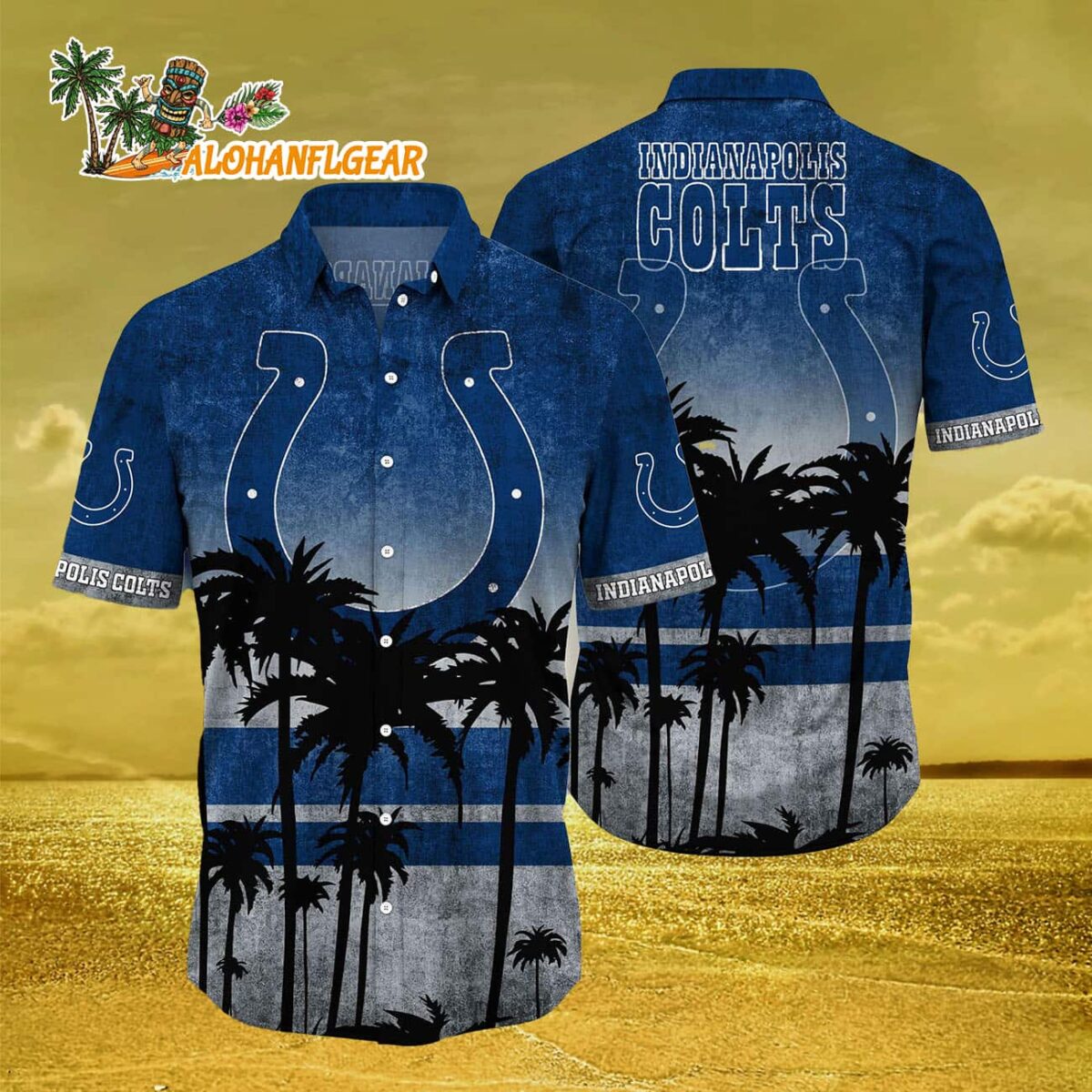 Indianapolis Colts Palm Tree Summer New Hawaiian Shirt 3