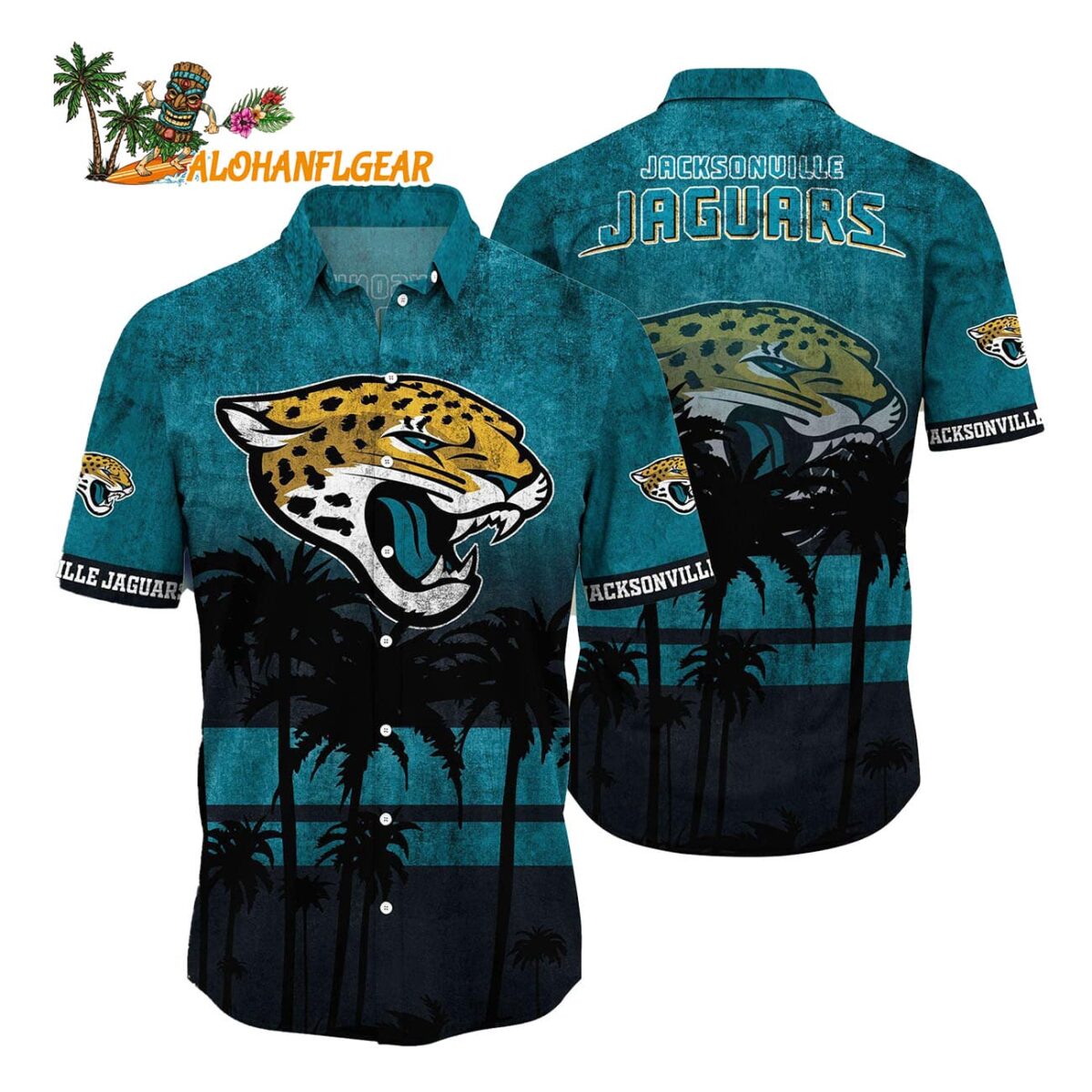 Jacksonville Jaguars Palm Tree Summer New Hawaiian Shirt 1