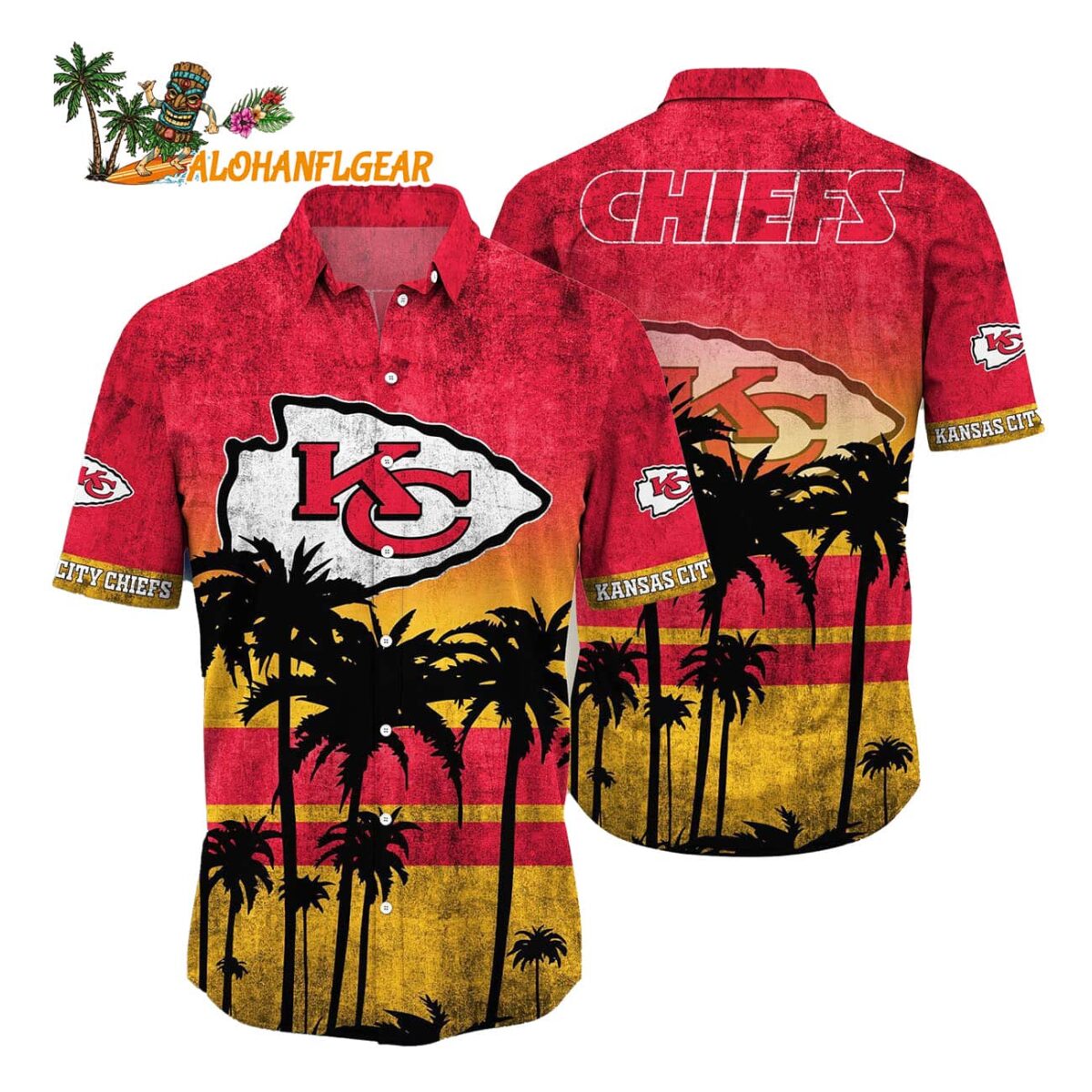 Kansas City Chiefs Palm Tree Summer New Hawaiian Shirt 1