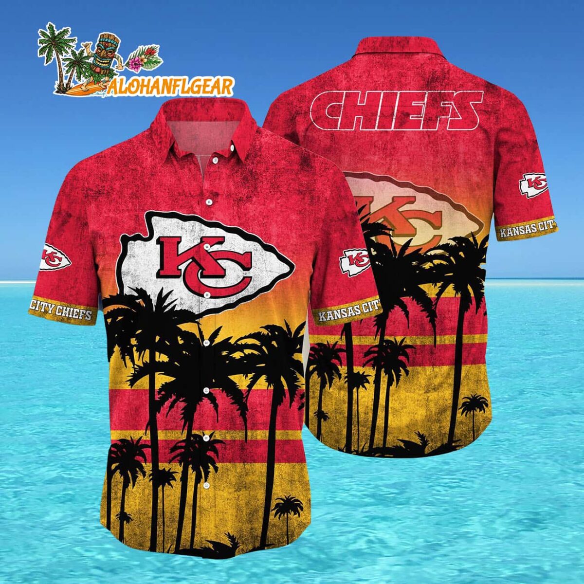 Kansas City Chiefs Palm Tree Summer New Hawaiian Shirt 4