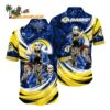 Los Angeles Rams Halloween Horror Movie Characters Hawaiian Shirt 1