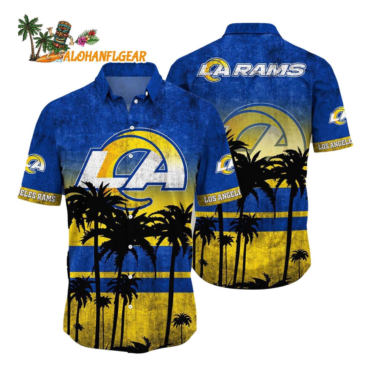 Los Angeles Rams Palm Tree Summer New Hawaiian Shirt 1
