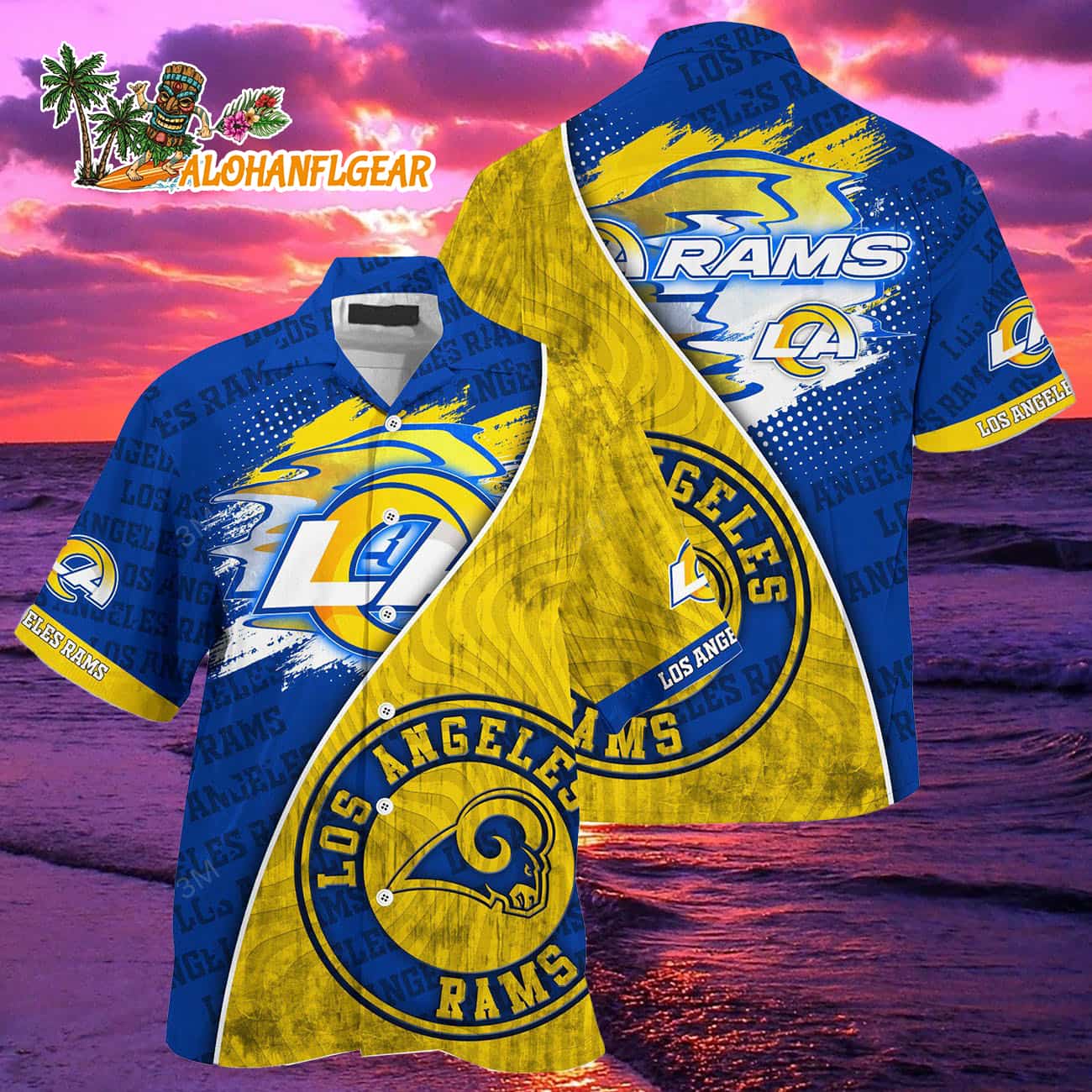 Los Angeles Rams Summer Hawaii Shirt New Trend For This Season Los Angeles Rams Summer Hawaii Shirt New Trend For This Season