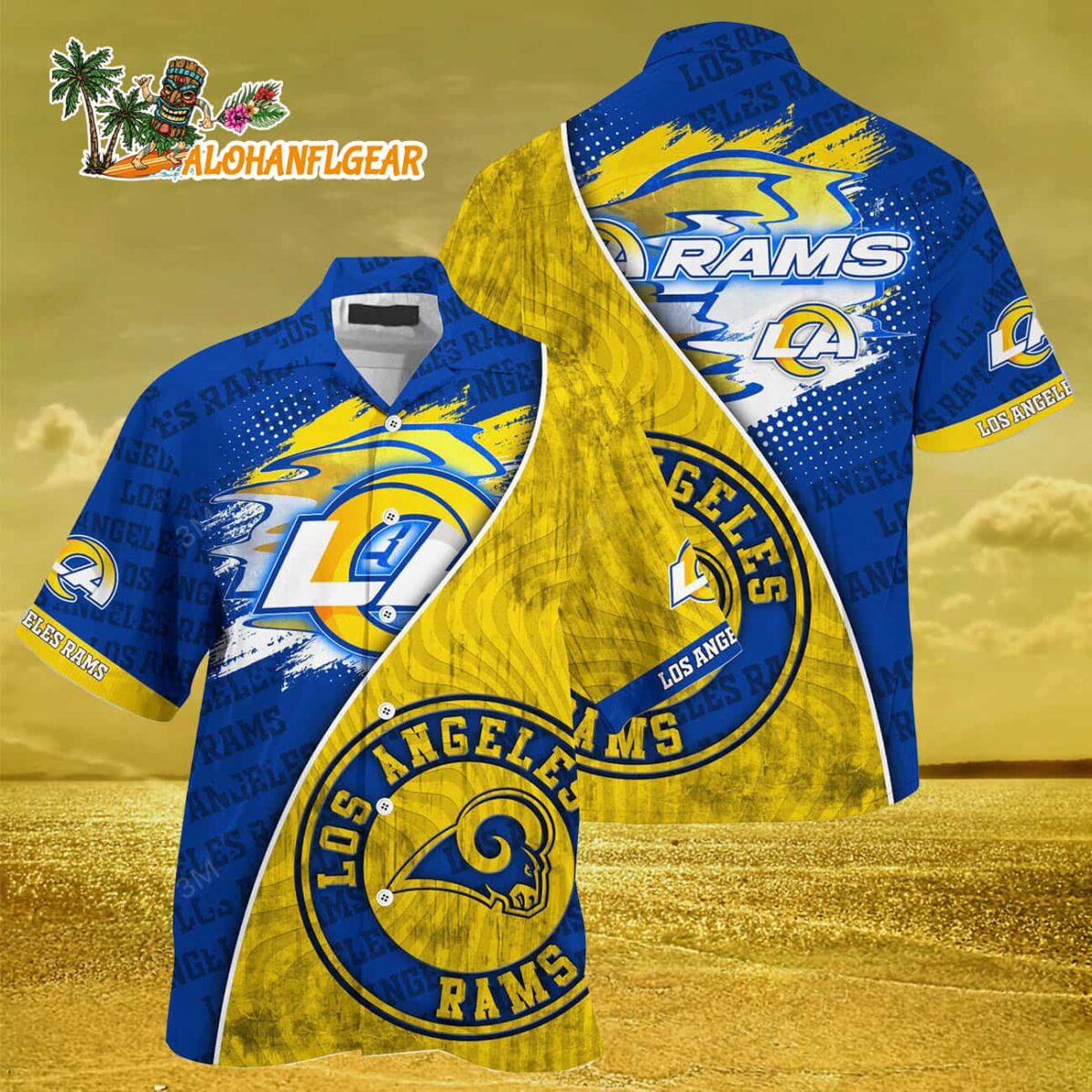 Los Angeles Rams Summer Hawaii Shirt New Trend For This Season 3