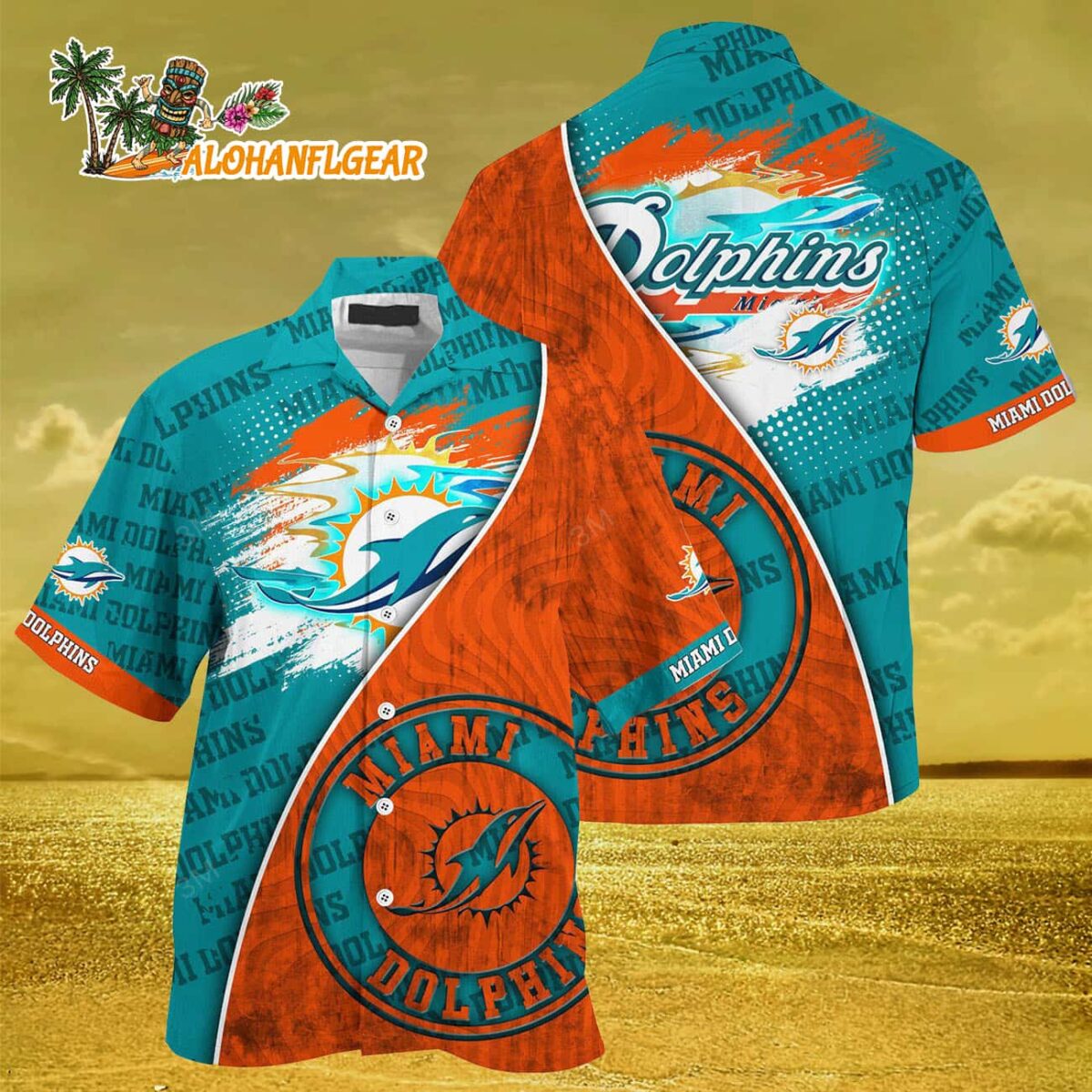 Miami Dolphins Summer Hawaii Shirt New Trend For This Season 3