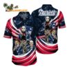 New England Patriots Halloween Horror Movie Characters Hawaiian Shirt 1