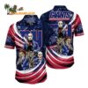 New York Giants Halloween Horror Movie Characters Hawaiian Shirt 1