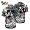 Oakland Raiders Halloween Horror Movie Characters Hawaiian Shirt 1