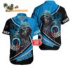 Personalized Carolina Panthers Special Halloween Skull Hawaiian Shirt 1