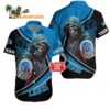 Personalized Detroit Lions Special Halloween Skull Hawaiian Shirt 1