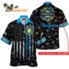 Personalized Los Angeles Chargers Sunflower For Mother Day Father Day Hawaiian Shirt 1