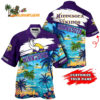 Personalized Minnesota Vikings Summer Button Up Hawaii Shirt 1