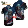 Personalized New England Patriots Special Halloween Skull Hawaiian Shirt 1