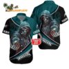 Personalized Philadelphia Eagles Special Halloween Skull Hawaiian Shirt 1