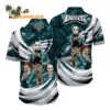 Philadelphia Eagles Halloween Horror Movie Characters Hawaiian Shirt 1