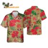 San Francisco 49ers Color Hibiscus Button Up Hawaiian Shirt 1