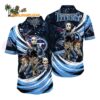 Tennessee Titans Halloween Horror Movie Characters Hawaiian Shirt 1