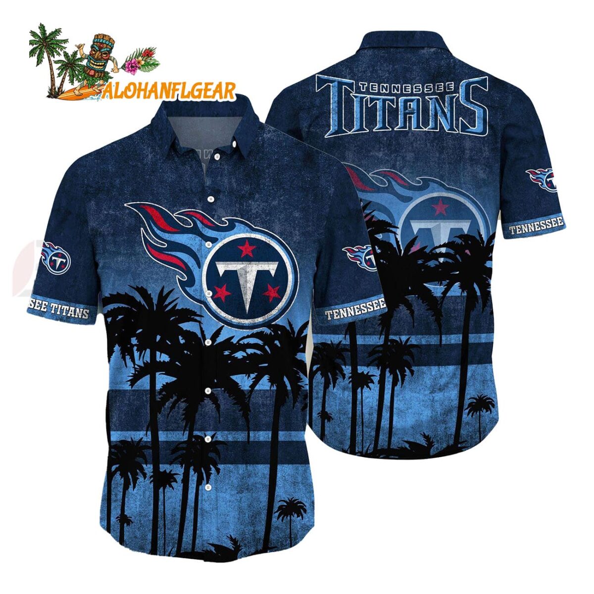 Tennessee Titans Palm Tree Summer New Hawaiian Shirt 1