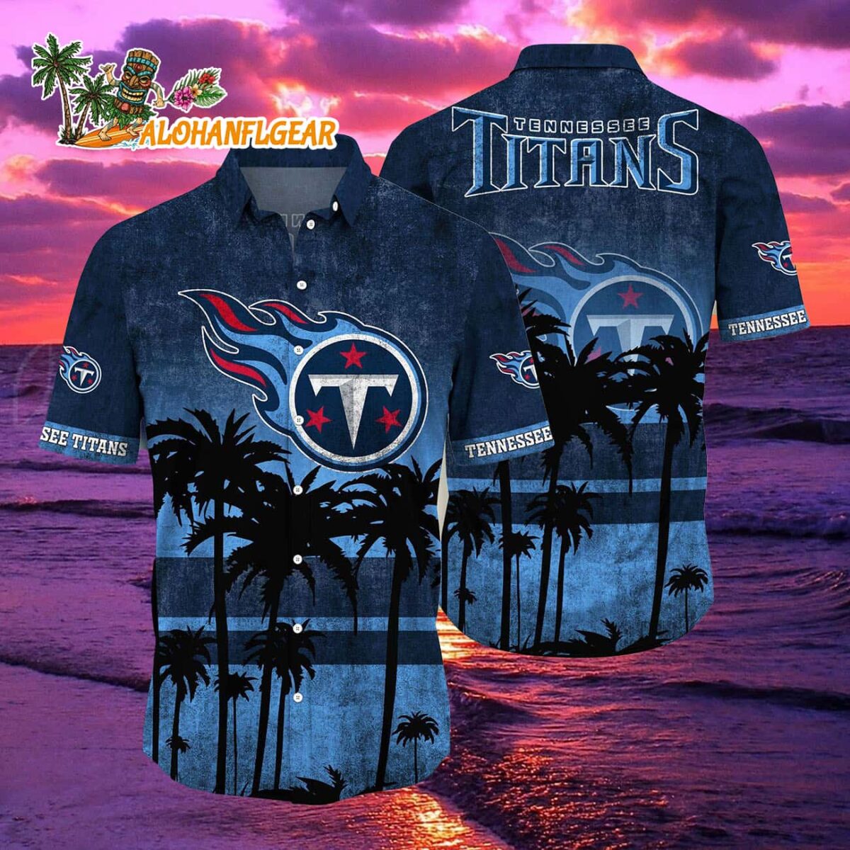 Tennessee Titans Palm Tree Summer New Hawaiian Shirt 2