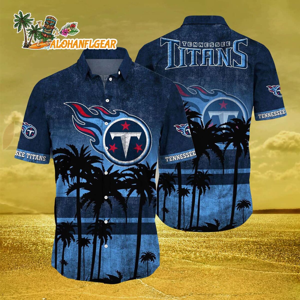 Tennessee Titans Palm Tree Summer New Hawaiian Shirt 3