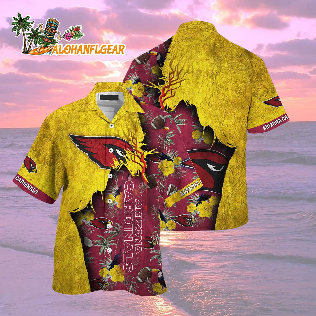 Arizona Cardinals Football Team Summer God Hawaii Shirt, Football NFL Hawaiian Shirt Arizona Cardinals Football Team Summer God Hawaii Shirt, Football NFL Hawaiian Shirt
