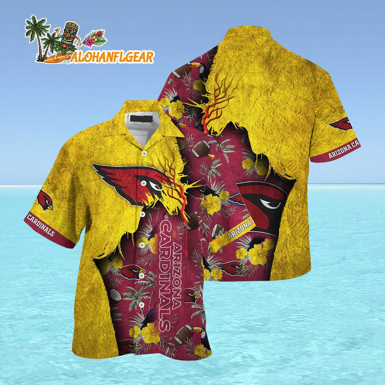 Arizona Cardinals Football Team Summer God Hawaii Shirt, Football NFL Hawaiian Shirt Arizona Cardinals Football Team Summer God Hawaii Shirt, Football NFL Hawaiian Shirt