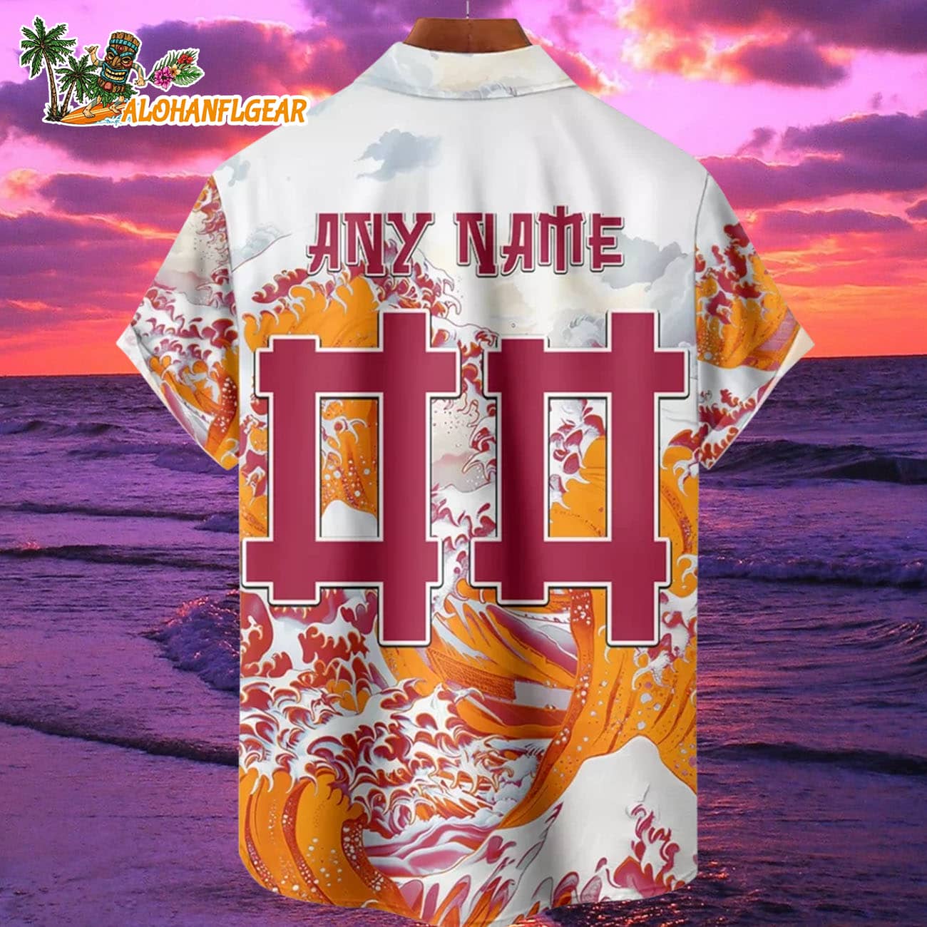 Arizona Cardinals Great Wave Hawaiian Shirt Custom Name And Number NFL Aloha Shirt Arizona Cardinals Great Wave Hawaiian Shirt Custom Name And Number NFL Aloha Shirt